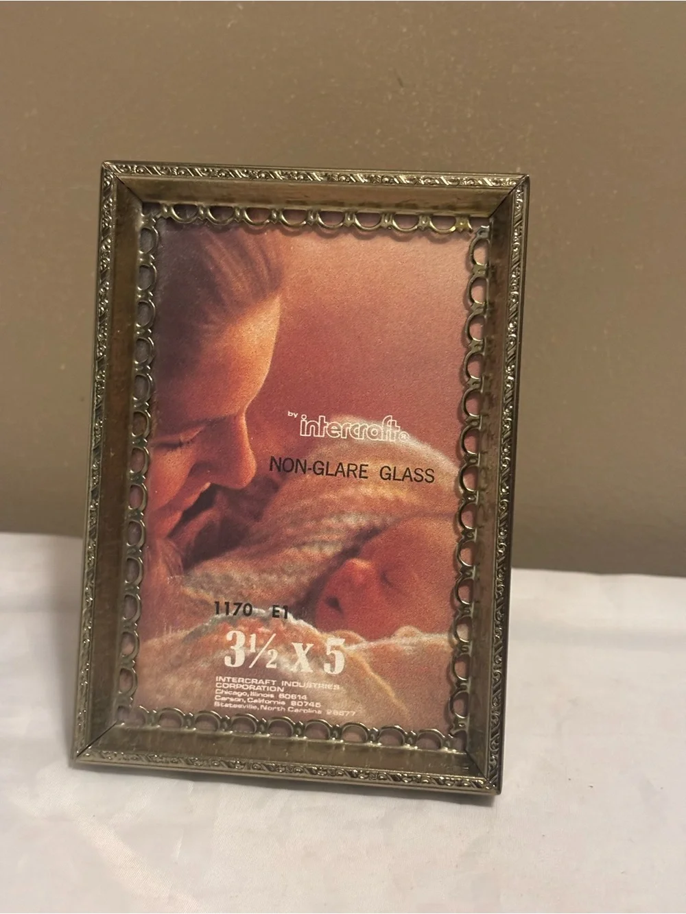 Vintage Gold Decorative 3.5x5 Photo Frame